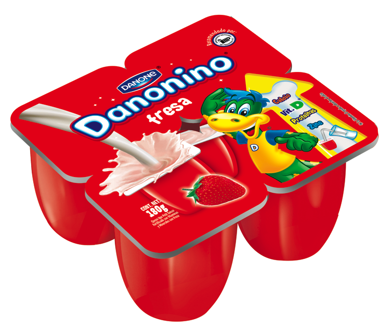 Yoghurt Danonino Maxi Fresa 336gr