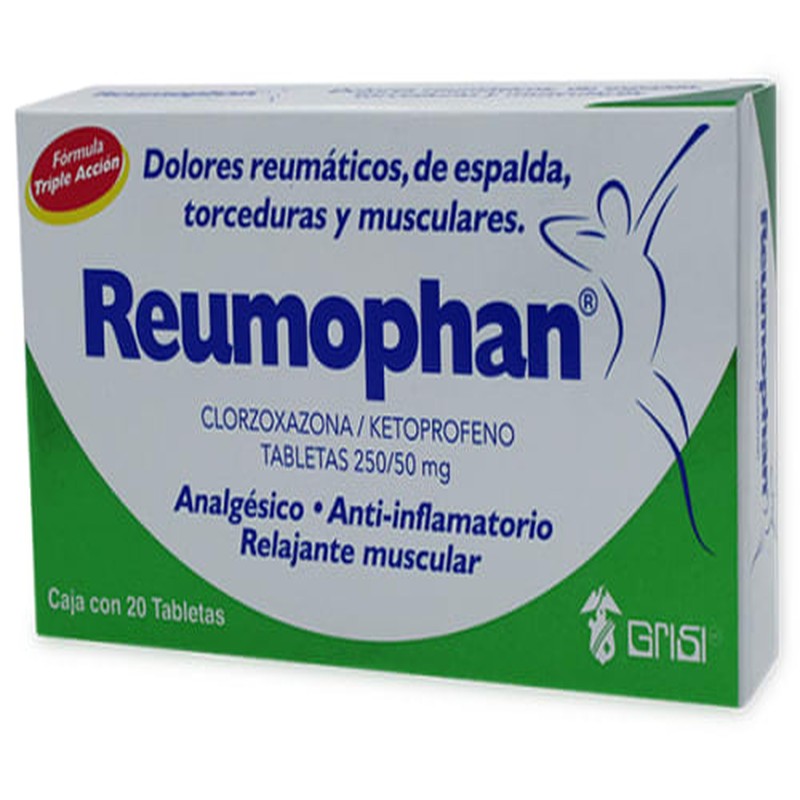Medicamento Reumophan 20pz