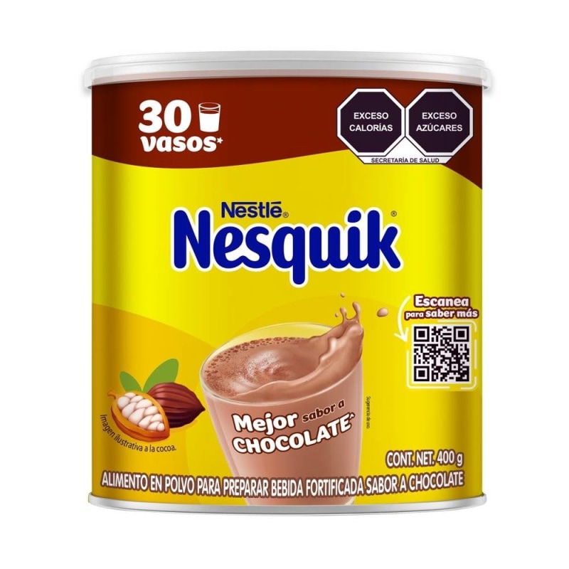 Chocolate Nesquik Nestlé en Polvo 400gr