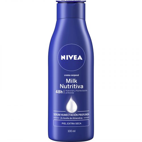 Crema Nivea Milk Nutritiva 100ml