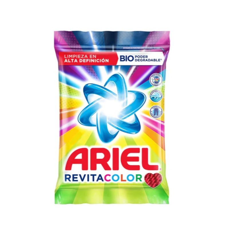 Detergente Ariel Revitacolor en Polvo 850gr