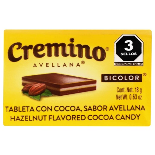 [CHOCOLATE CREMINO AVELLANA 18GR] Chocolate Cremino Avellana 18gr