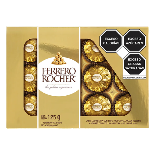 [FERRERO ROCHER 125GR] Chocolate Ferrero Rocher 125gr