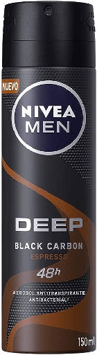 [NIVEA MEN DEEP AEROSOL 150ML] Desodorante Nivea Men Deep Espresso en Aerosol 150ml