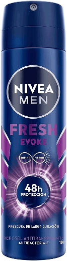 [NIVEA MEN FRESH EVOKE AEROSOL 150ML] Desodorante Nivea Men Fresh Evoke en Aerosol 150ml