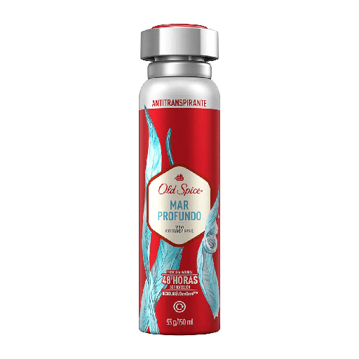 [OLD SPICE MAR PROFUDO AEROSOL 150ML] Desodorante Old Spice Mar Profundo en Aerosol 150ml