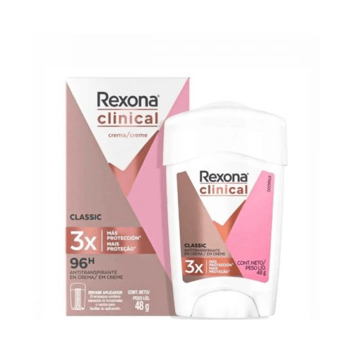 [REXONA WOMAN BARRA 48GR] Desodorante Rexona Clinical Woman en Barra 48gr